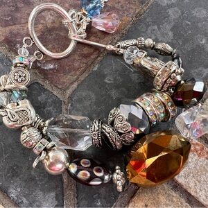 Bigger Wrists 7/8” That is my Specialty. Artisan 1 of a Kind. Polk A Dots Charms